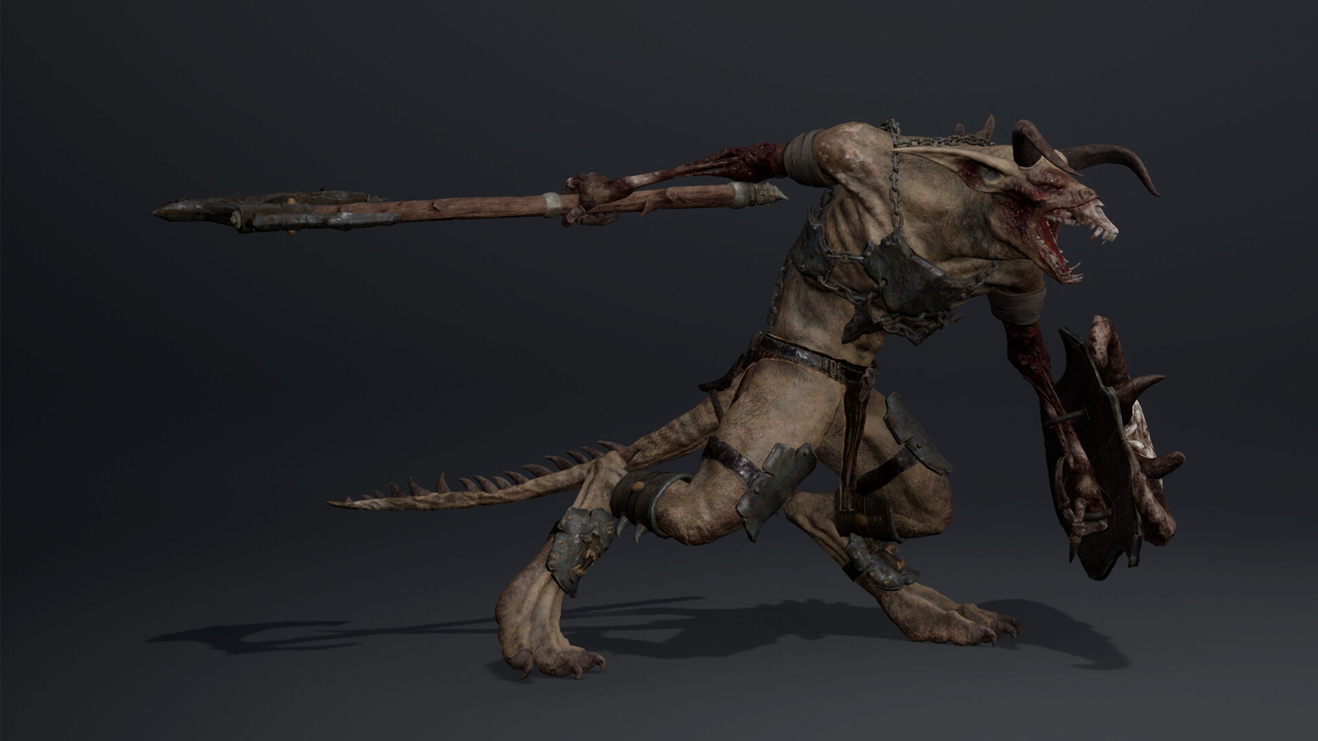 Shadow Brutal Low-poly 3D model_31