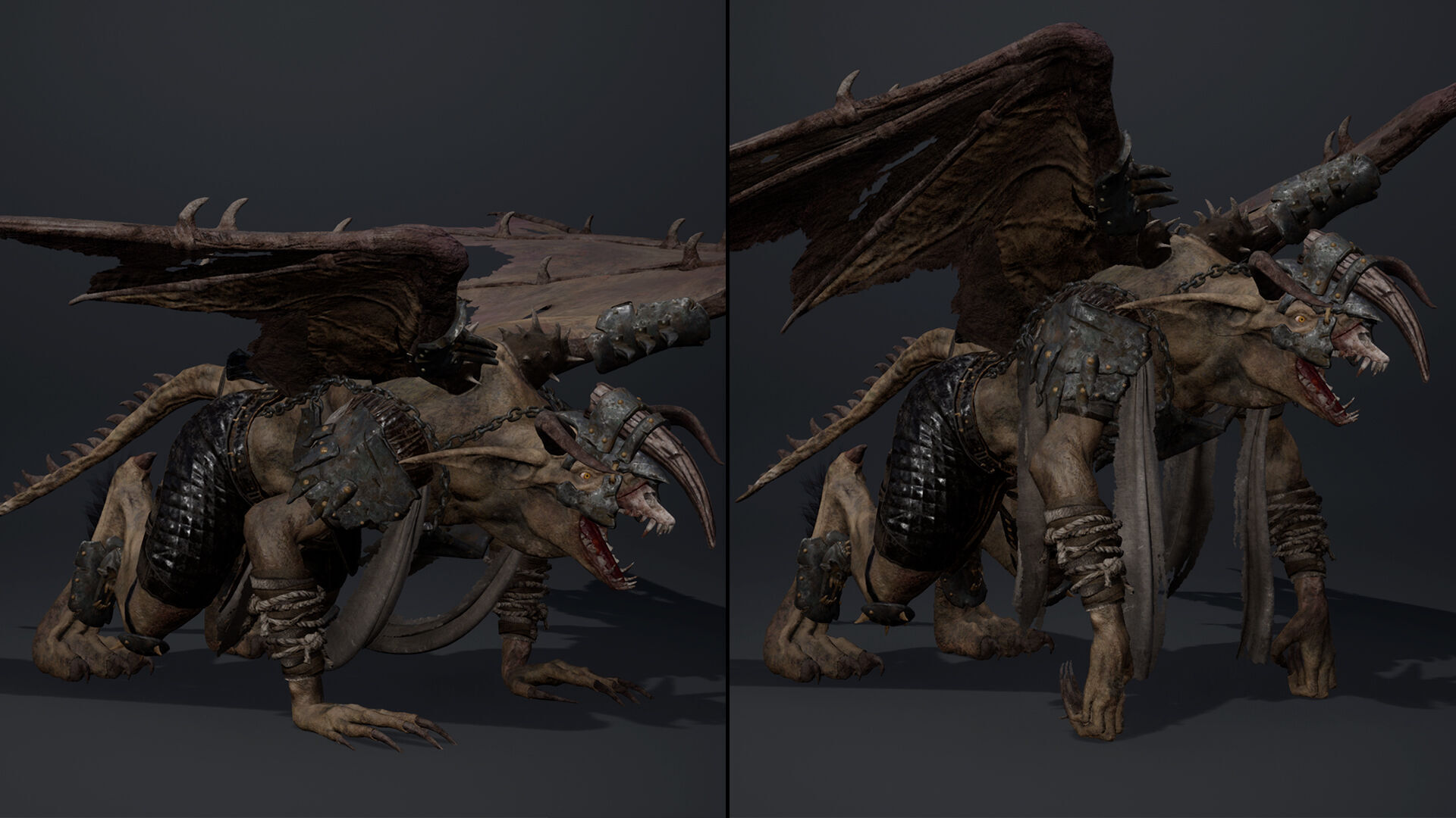 Shadow Brutal Low-poly 3D model_29