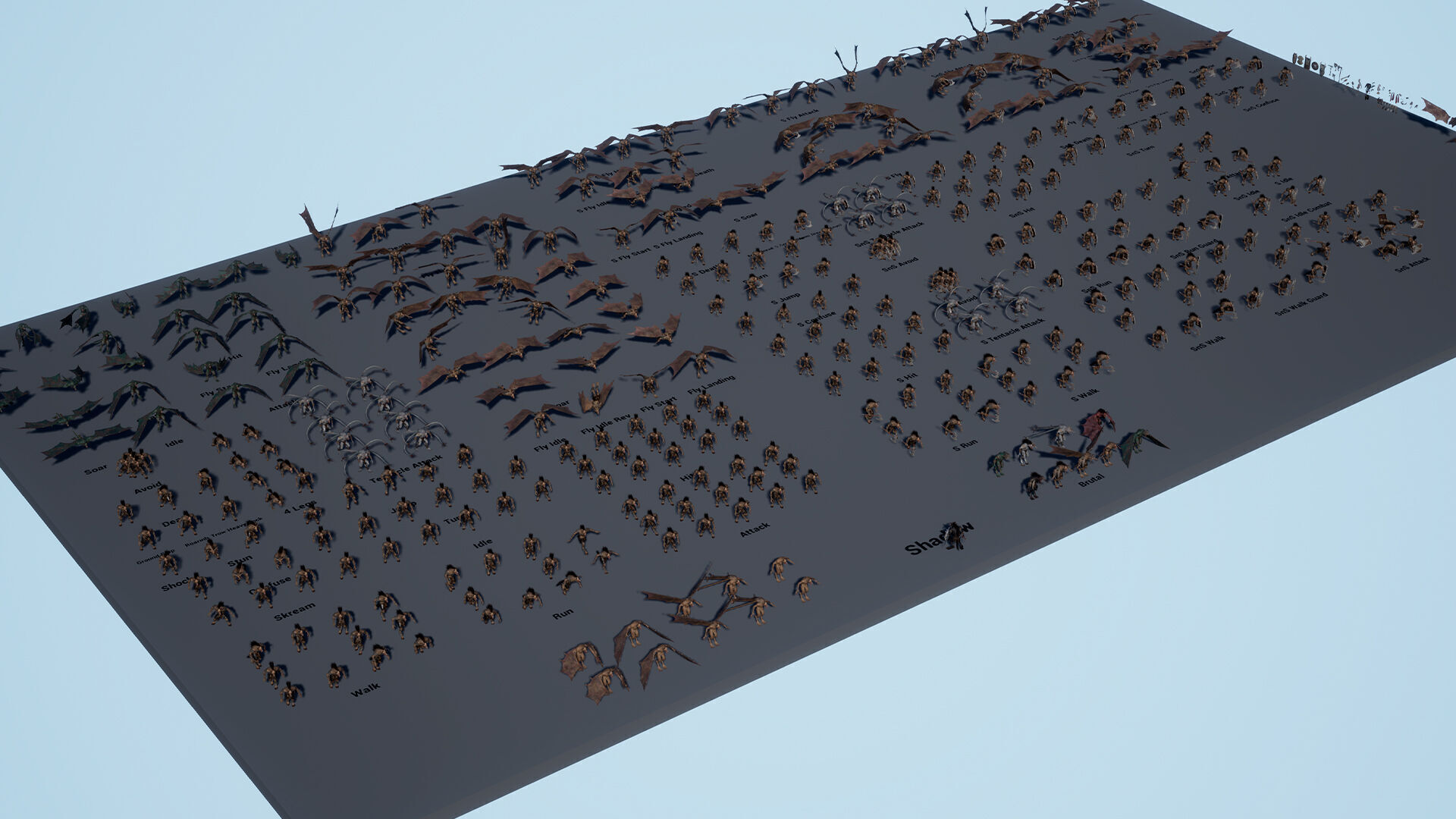 Shadow Brutal Low-poly 3D model_13