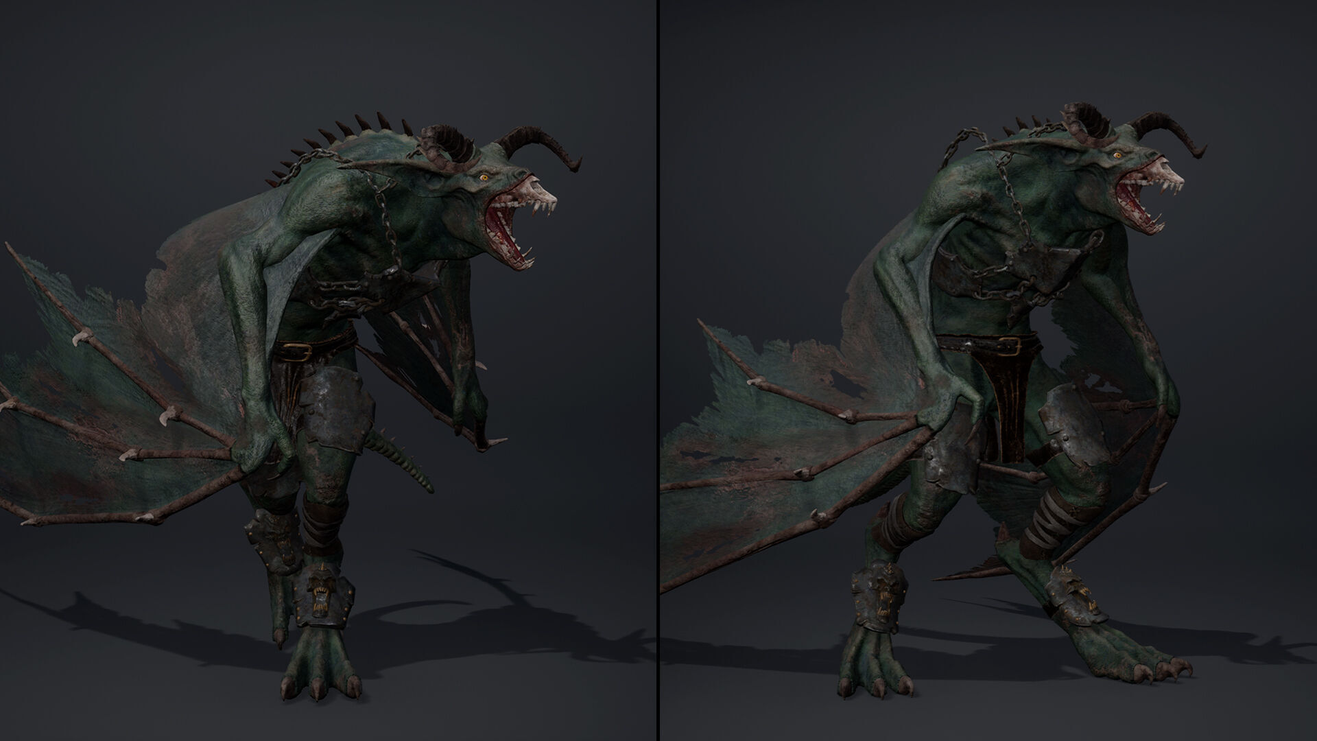 Shadow Brutal Low-poly 3D model_38