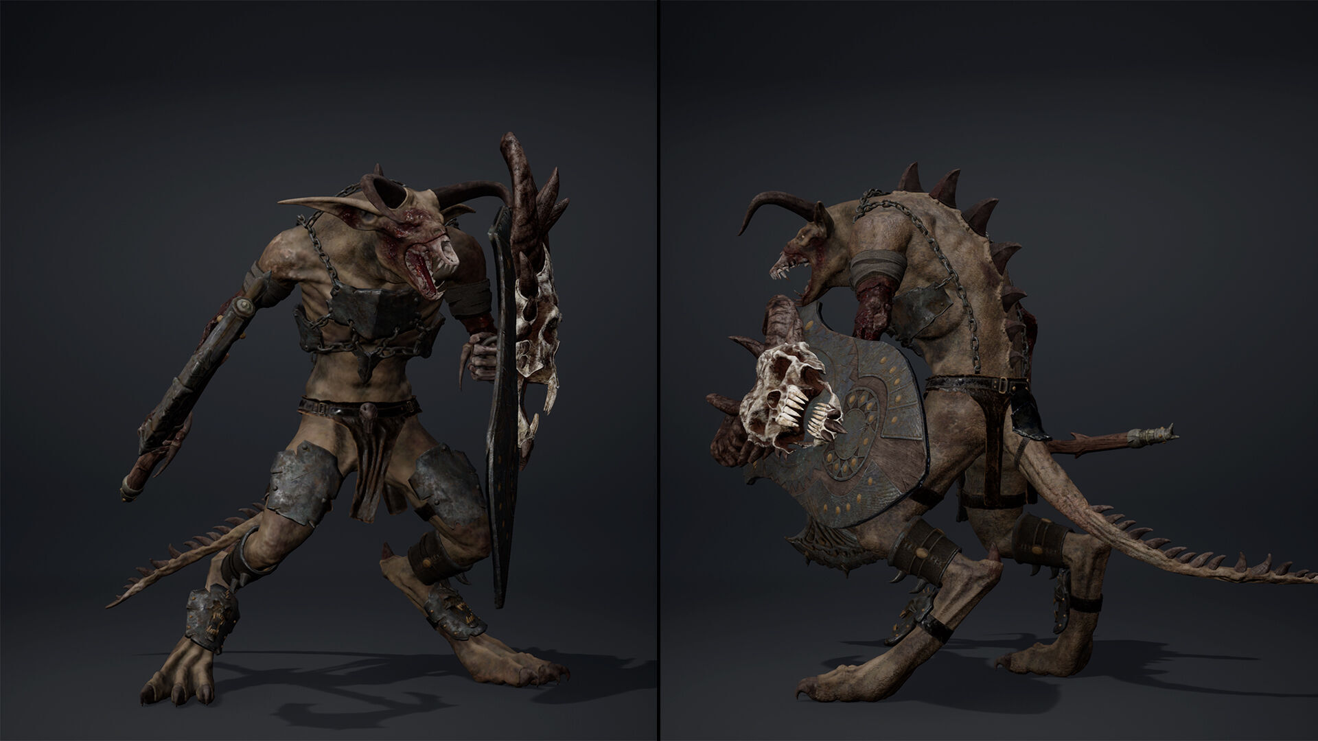 Shadow Brutal Low-poly 3D model_33