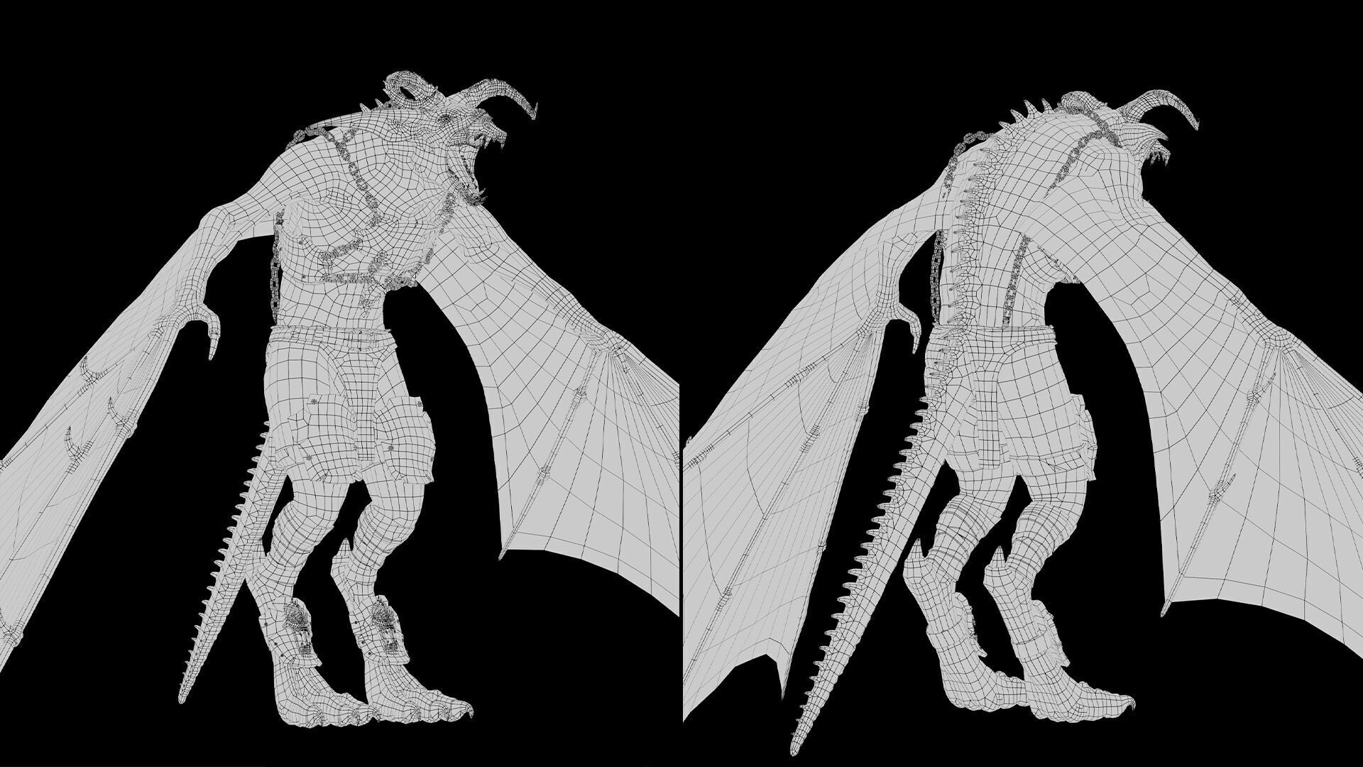 Shadow Brutal Low-poly 3D model_51