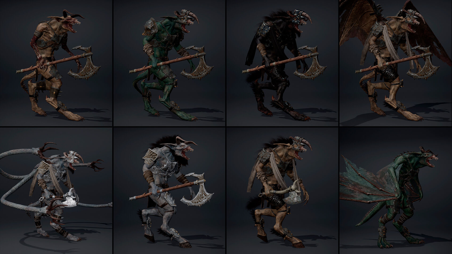 Shadow Brutal Low-poly 3D model_11