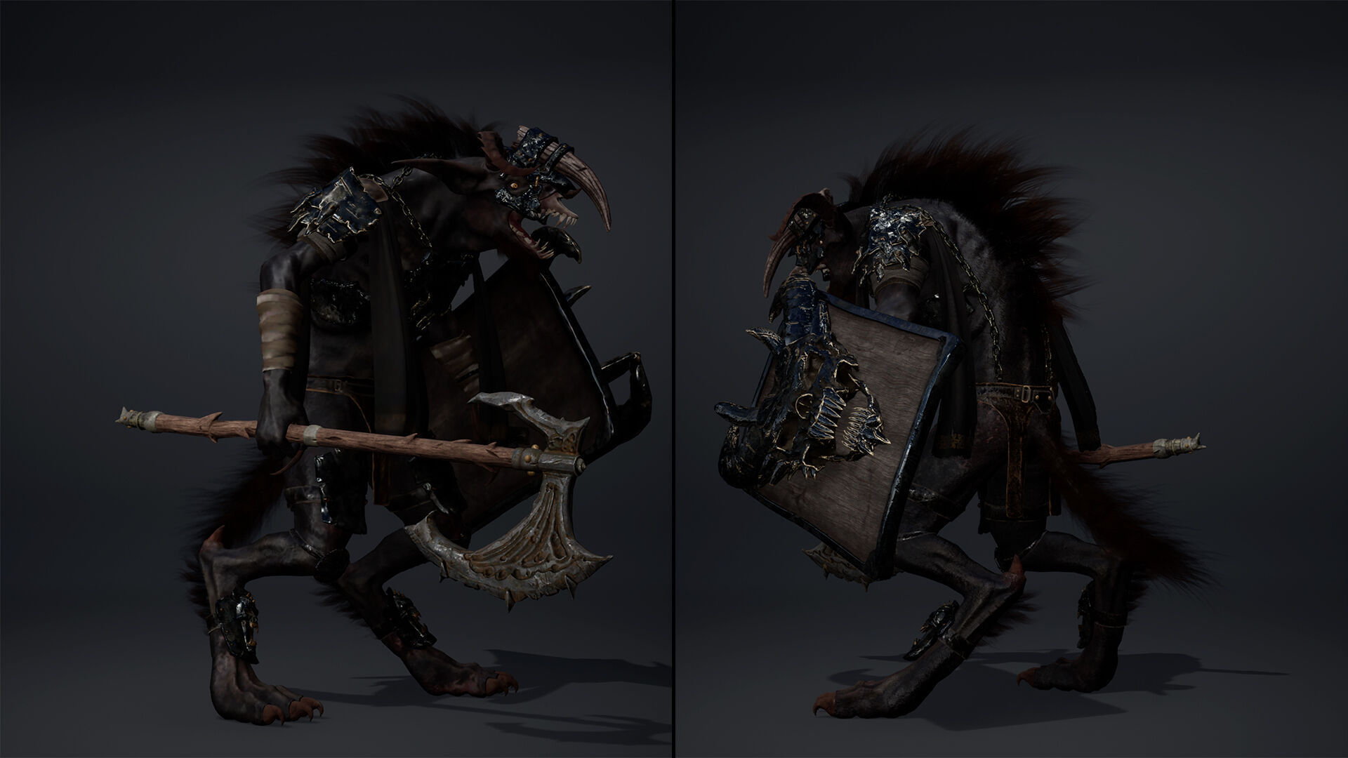 Shadow Brutal Low-poly 3D model_16