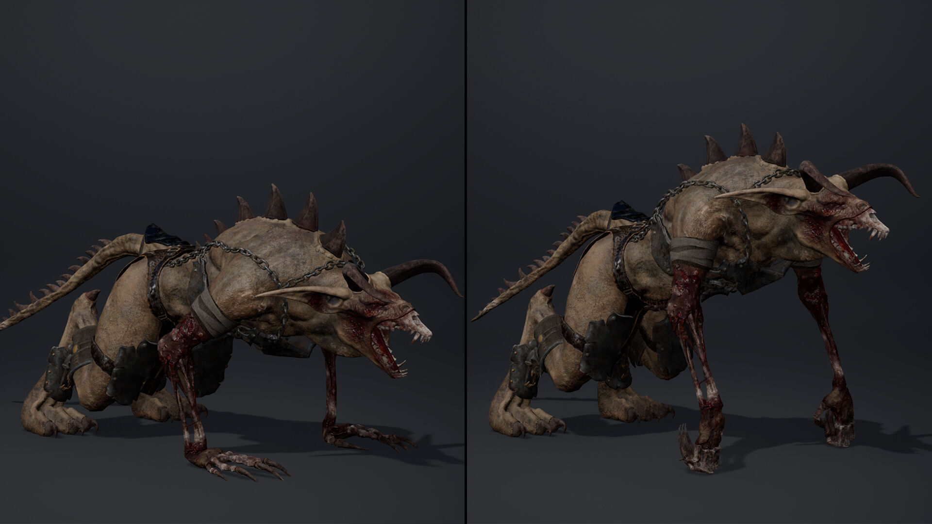 Shadow Brutal Low-poly 3D model_32