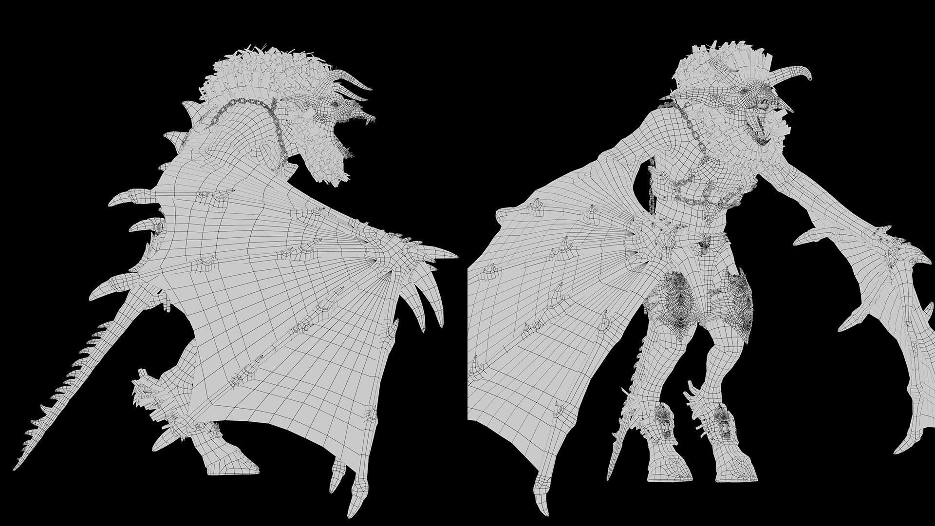 Shadow Brutal Low-poly 3D model_53