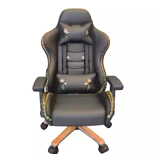 Floral Gaming Chair 3D Model