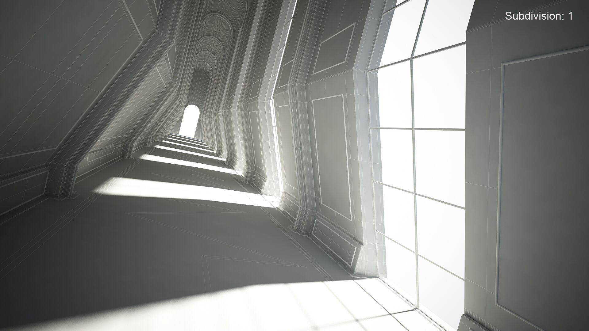 Sci-Fi Corridor 3D model_15