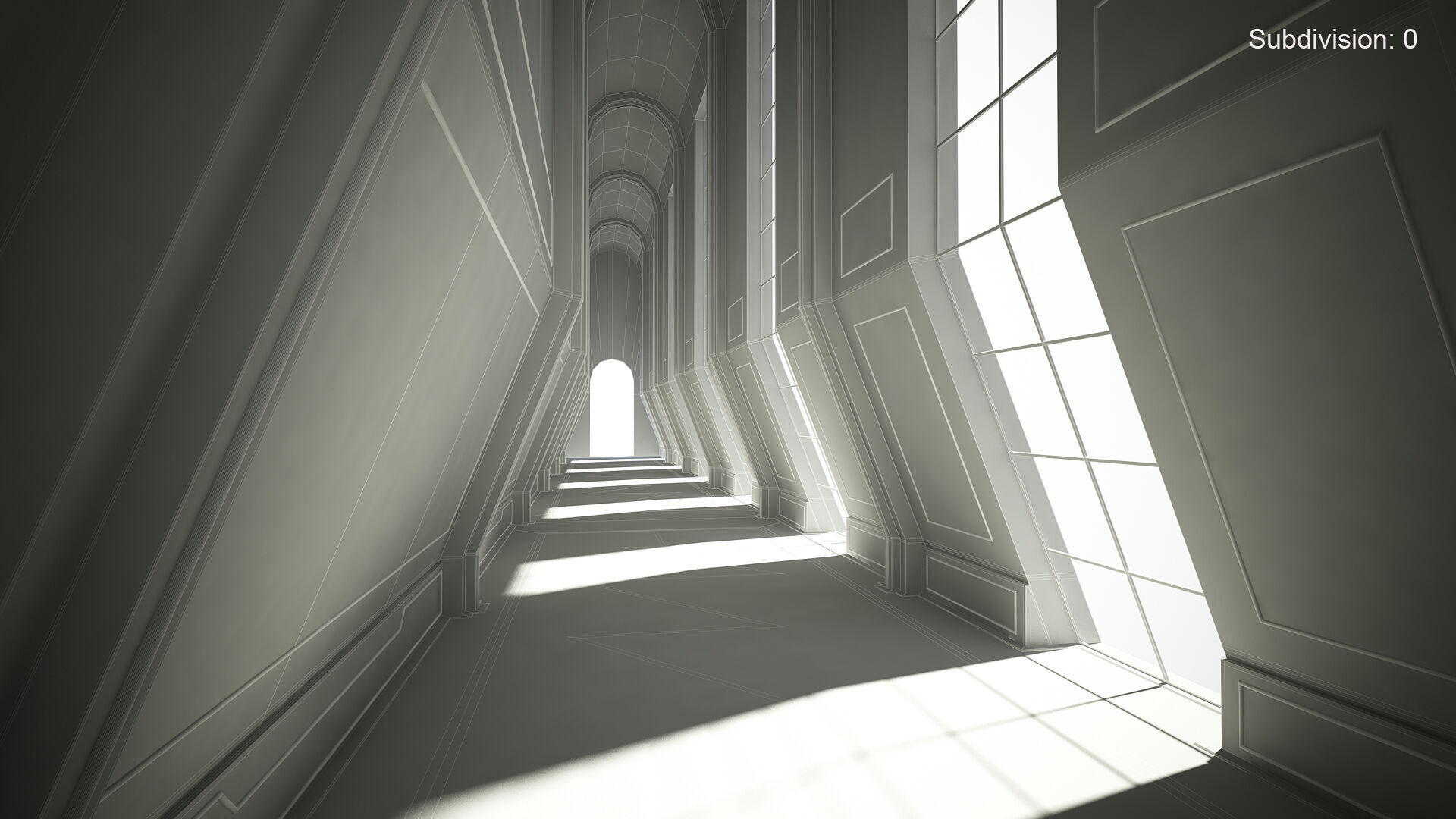 Sci-Fi Corridor 3D model_9