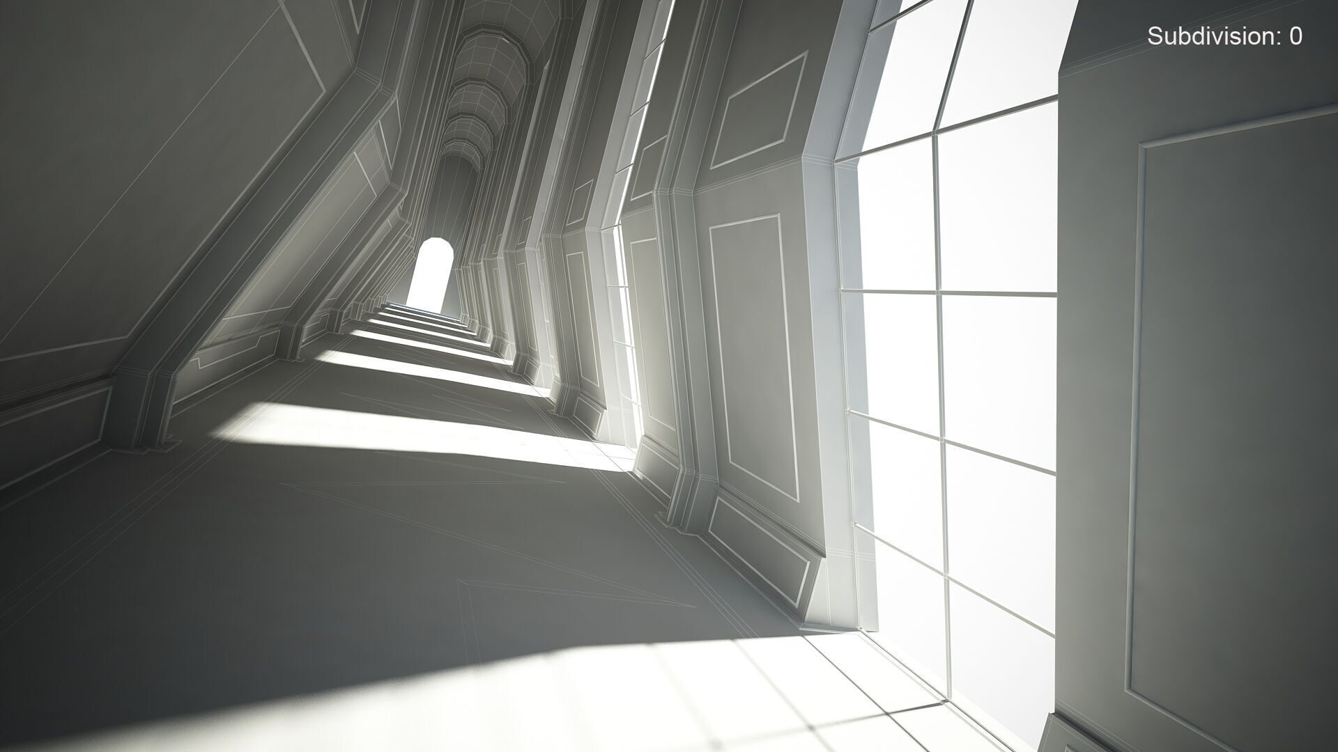 Sci-Fi Corridor 3D model_11