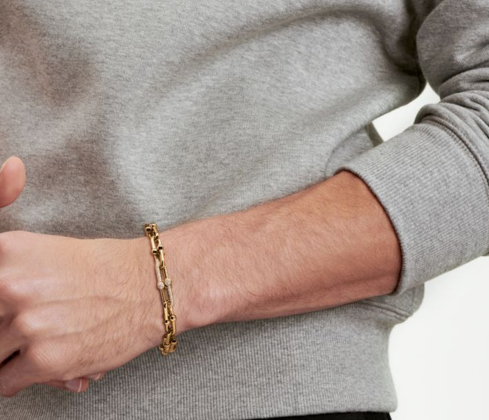 Tiffany HardWear Medium Link Bracelet 3D model 3D printable | CGTrader