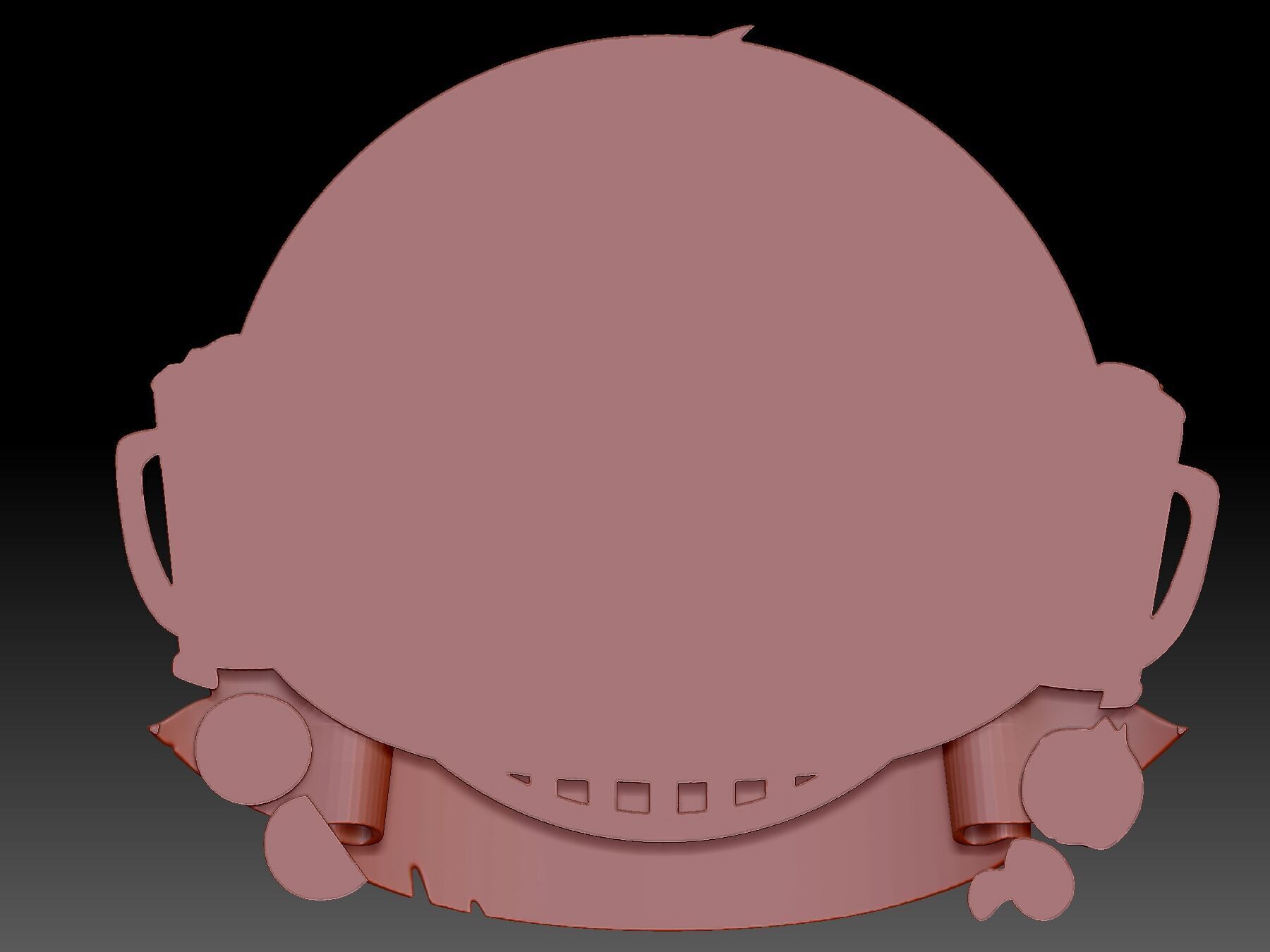 Grill menu 3D print model_1