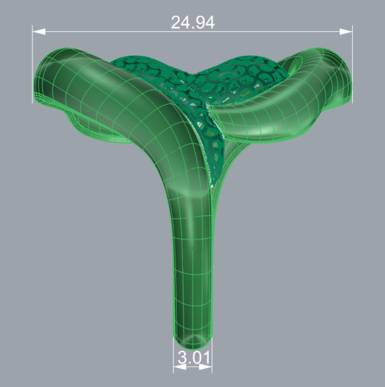 Bold Honeycomb Twist Ring- Lightweight 3D Printable Model-R7-04 3D print model_10