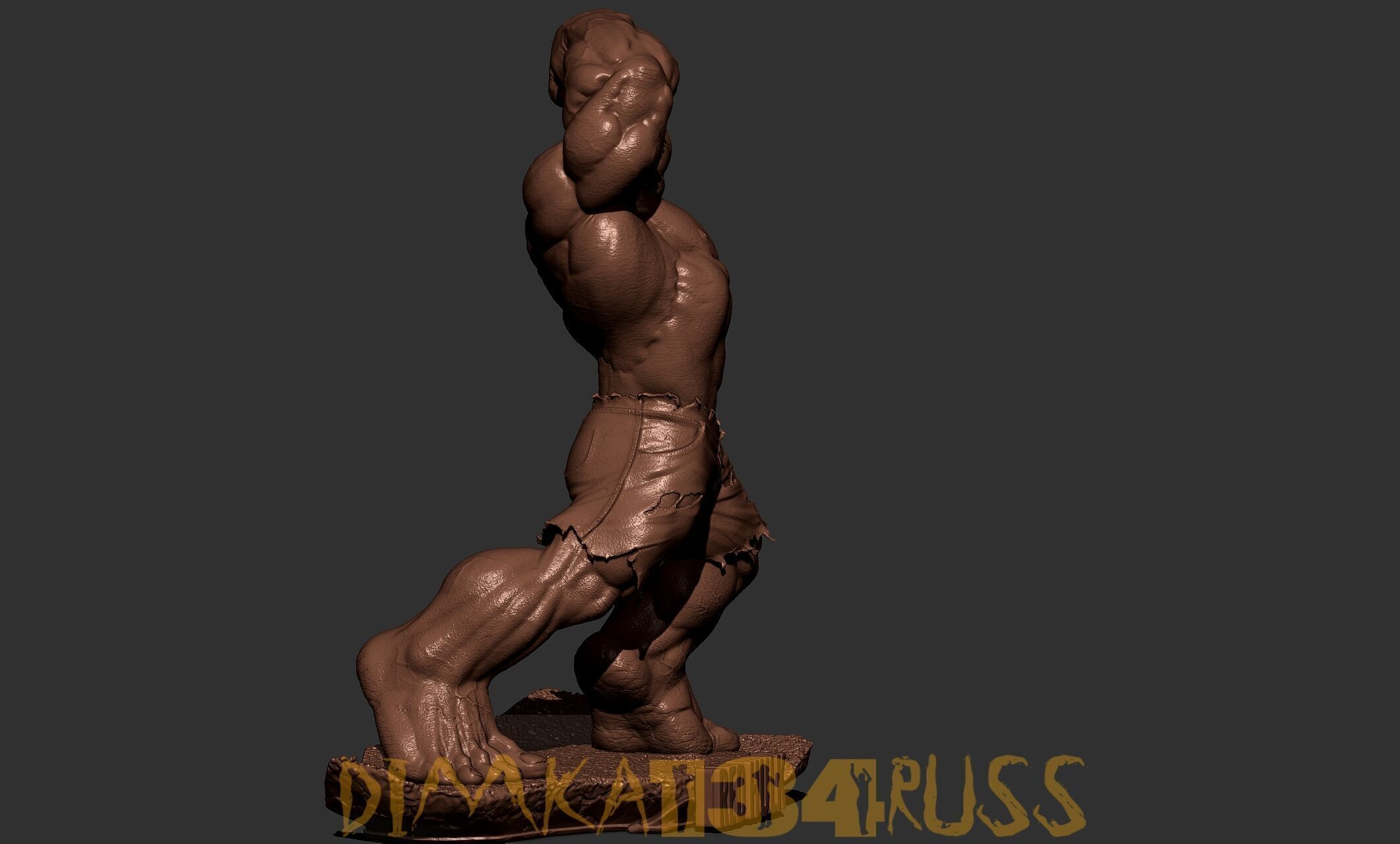 RED HULK 3D print model_13
