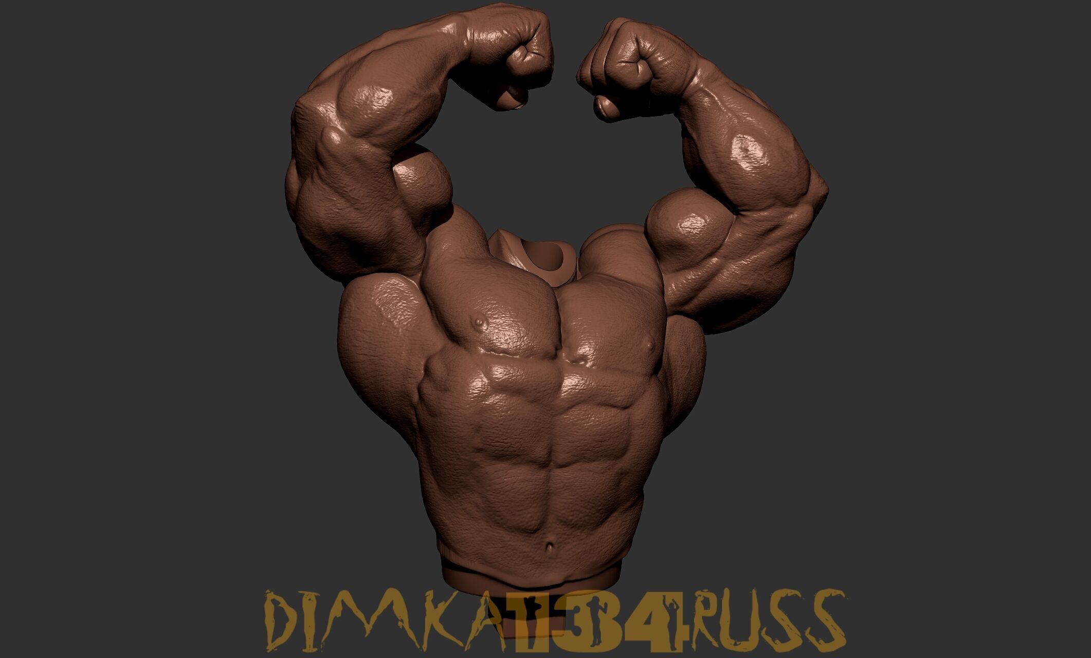 RED HULK 3D print model_14