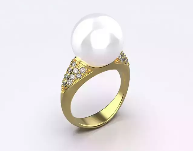 Pearl Engagement Rings