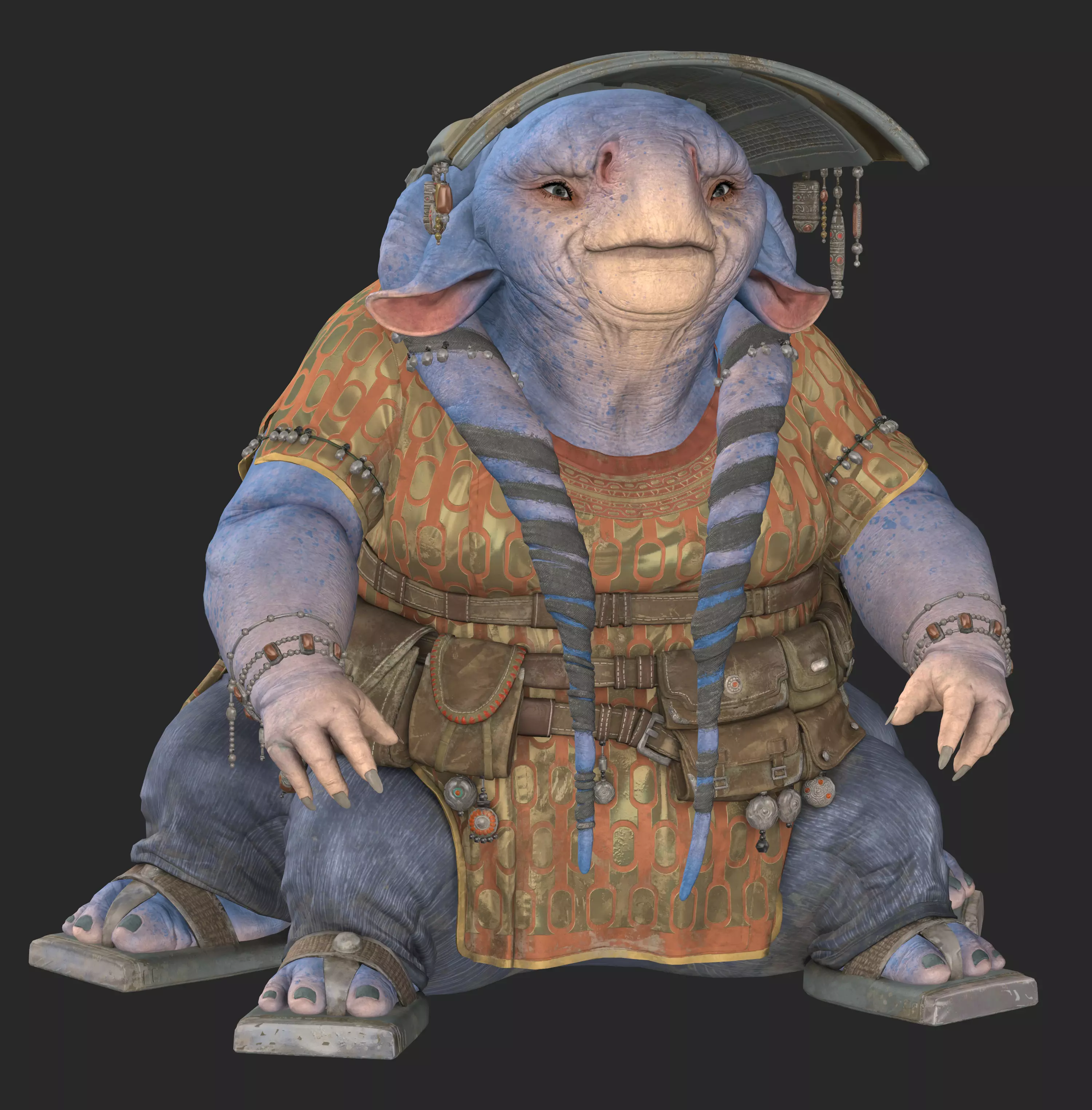 Doma Dendra Low-poly 3D model