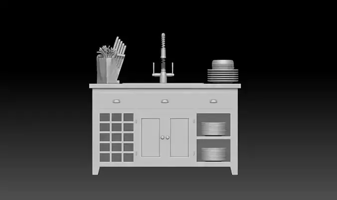 wash dish house props