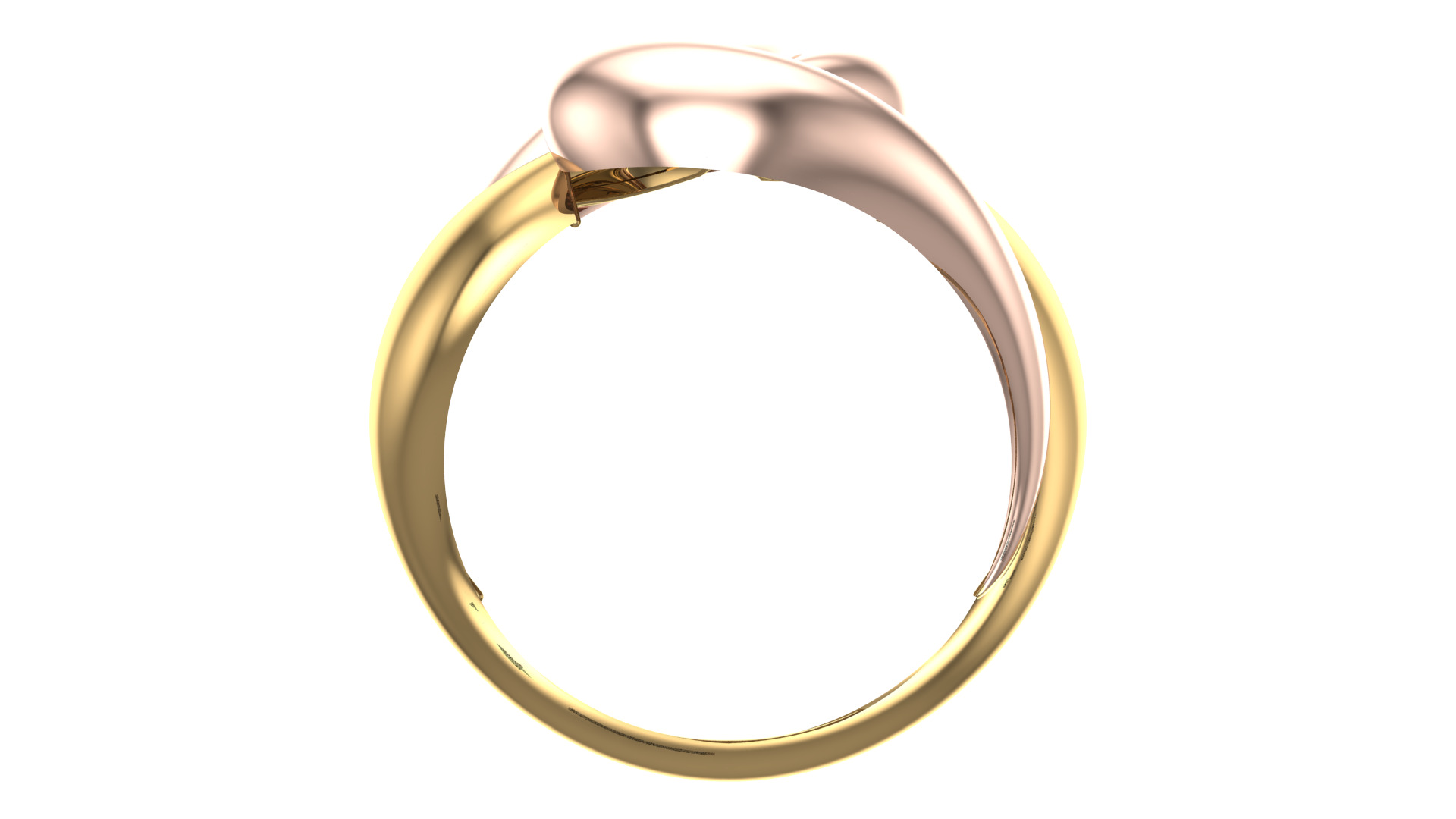 Bold Honeycomb Twist Ring- Lightweight 3D Printable Model-R7-06 3D print model_3