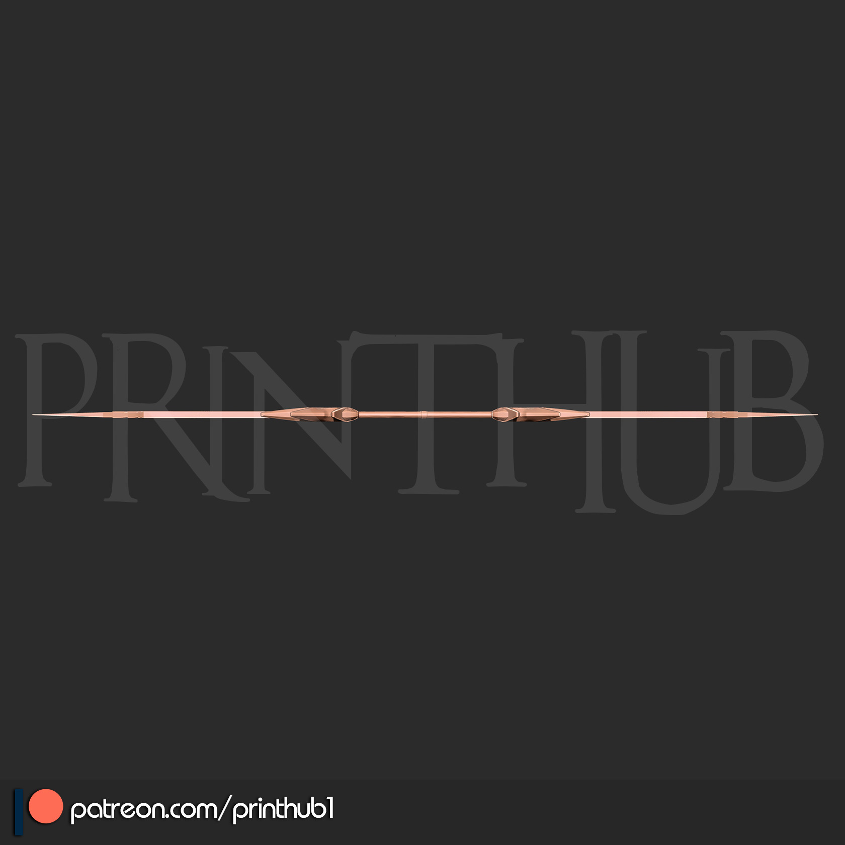 Shippuu Sword Level 2 Onimusha Fan Art Cosplay Prop STL File 3D print model_3