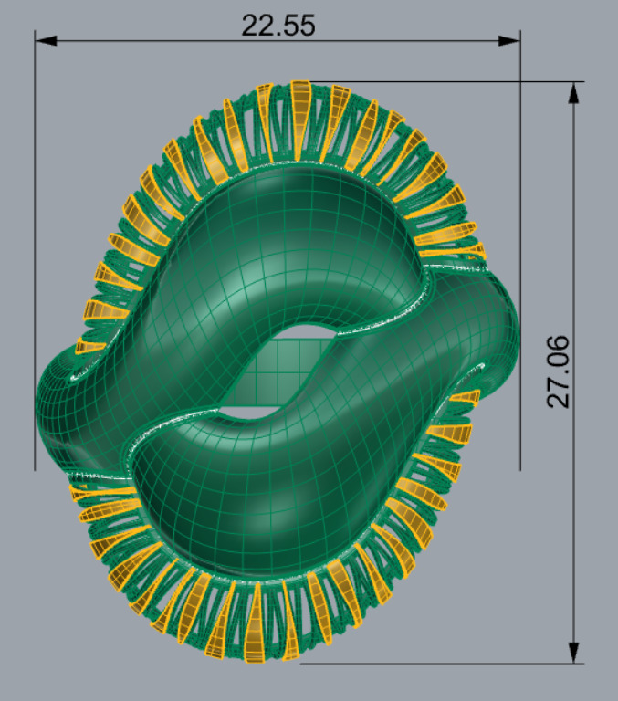 Bold Honeycomb Twist Ring- Lightweight 3D Printable Model-R7-08 3D print model_7