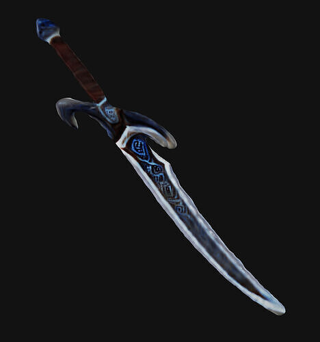 RPG Longsword Free low-poly 3D model