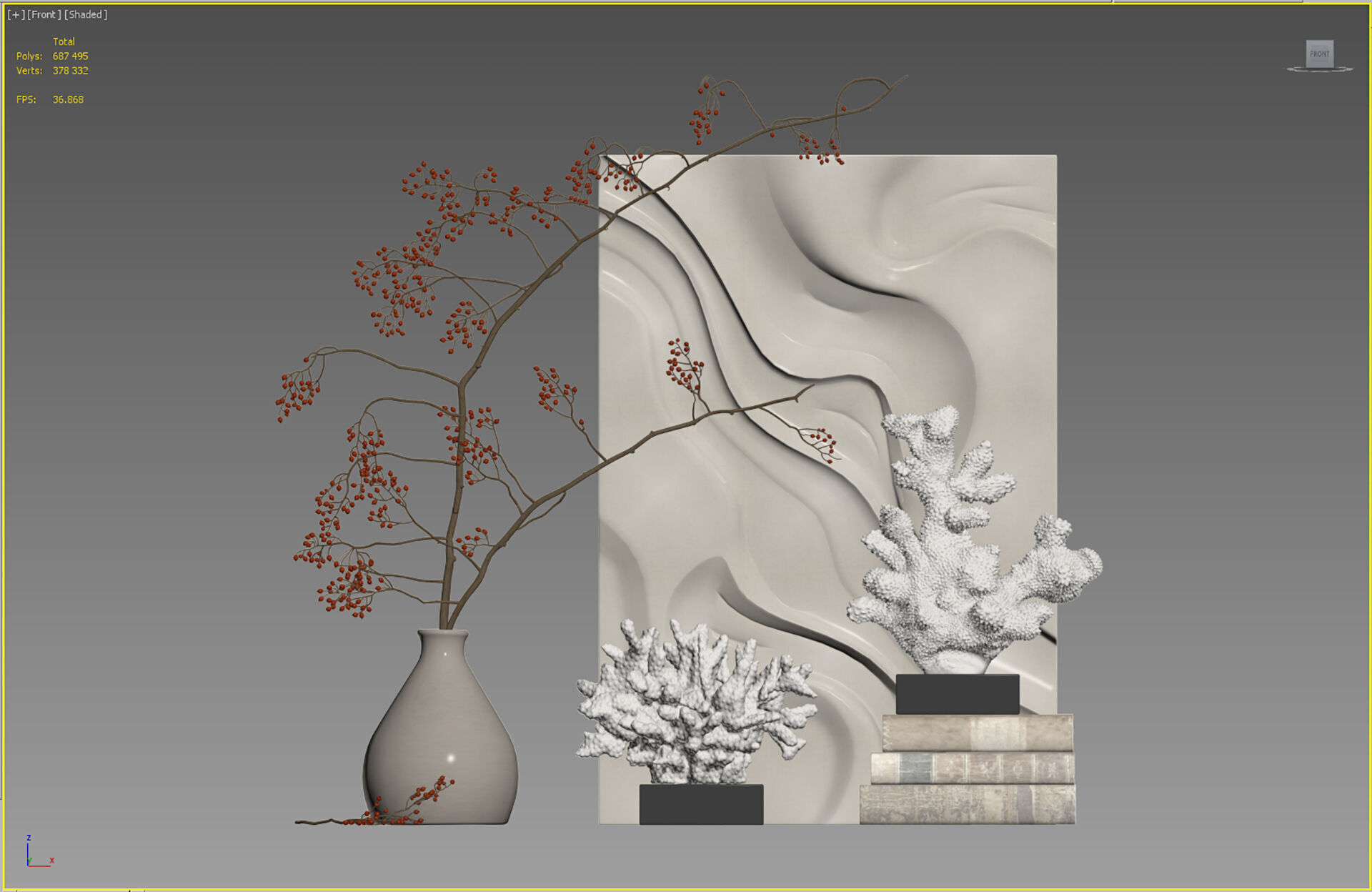 Decor Set 253 3D model_4