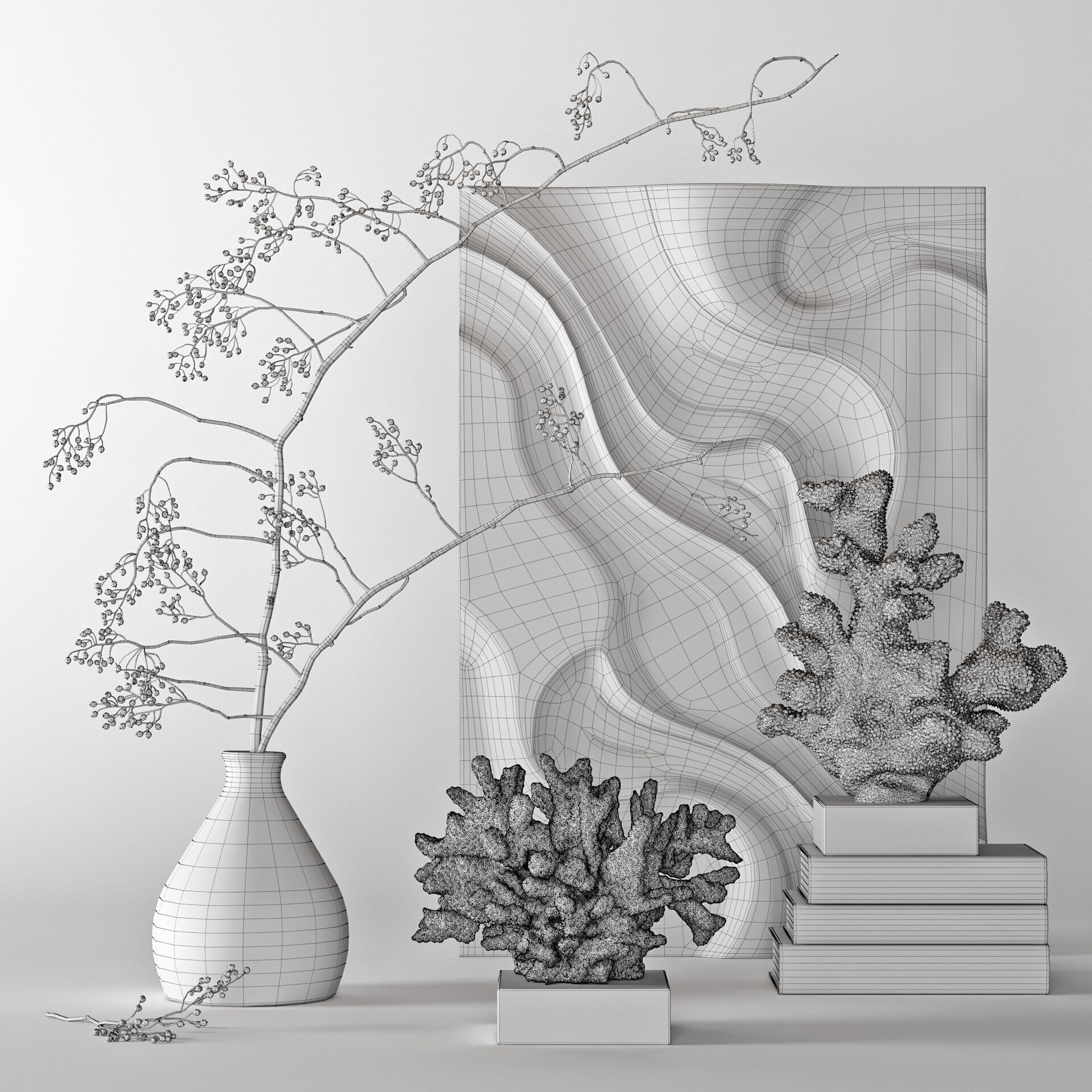 Decor Set 253 3D model_5