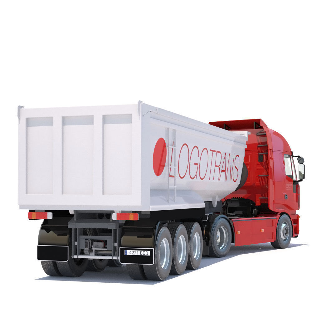 IVECO Stralis Dump Truck 3D model_3