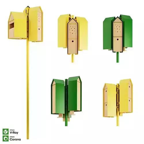 Habitats Wings Set 3D model