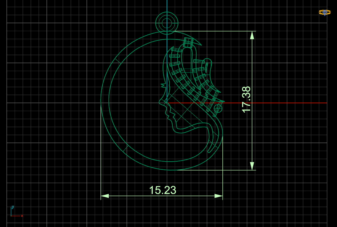 Pendants in the form of zodiac signs zodiac meidan 3D print model_6