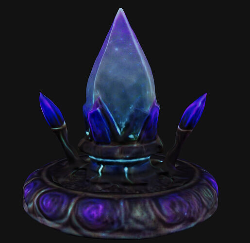 Sci-fi shrine Free low-poly 3D model