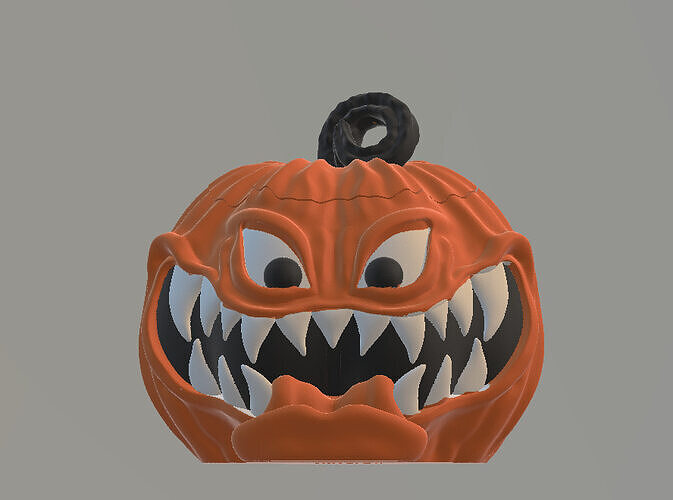 Halloween pumpkin 3D print model