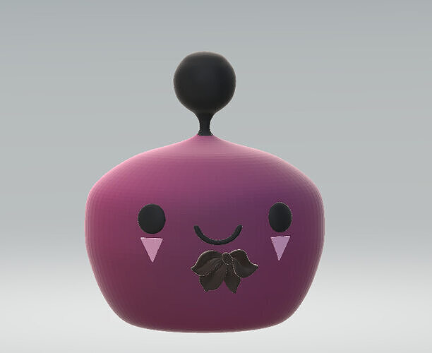 Cute berry character  3D print model