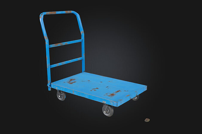 Industrial Handcart Heavy-Duty Mobility for the Workfloor 3D model