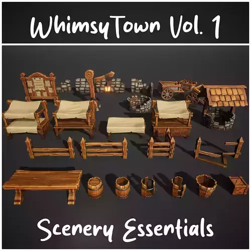 Whimsy Town Vol  1  Scenery Essentials  