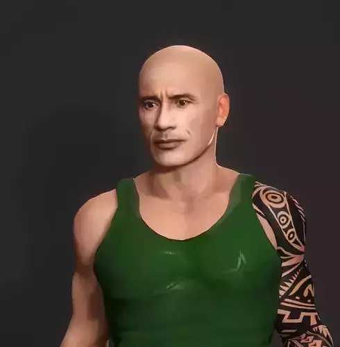The Rock 3D model
