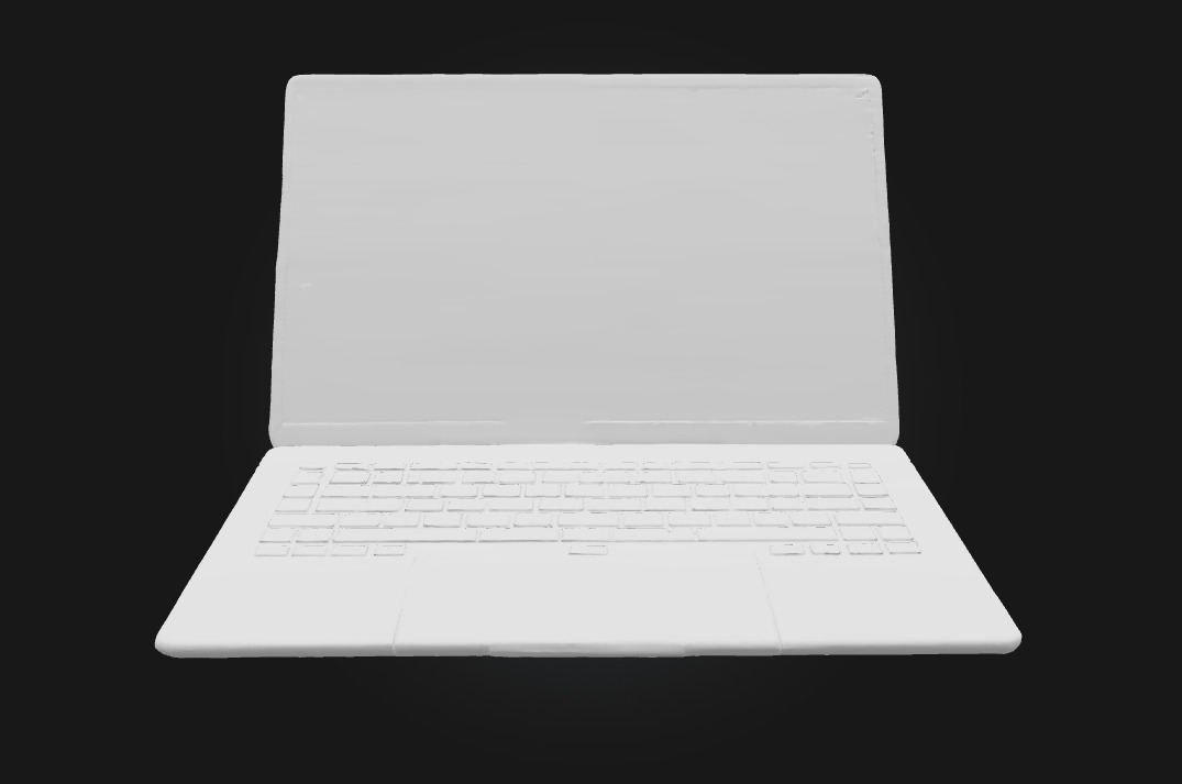 Vibrant Laptop Display Sleek Design with a Burst of Colo 3D model_6