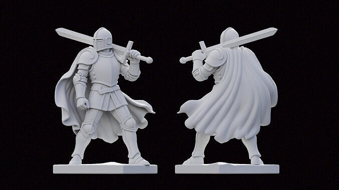 Knight Statue Free 3D print model