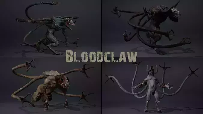 Bloodclaw Low-poly 3D model