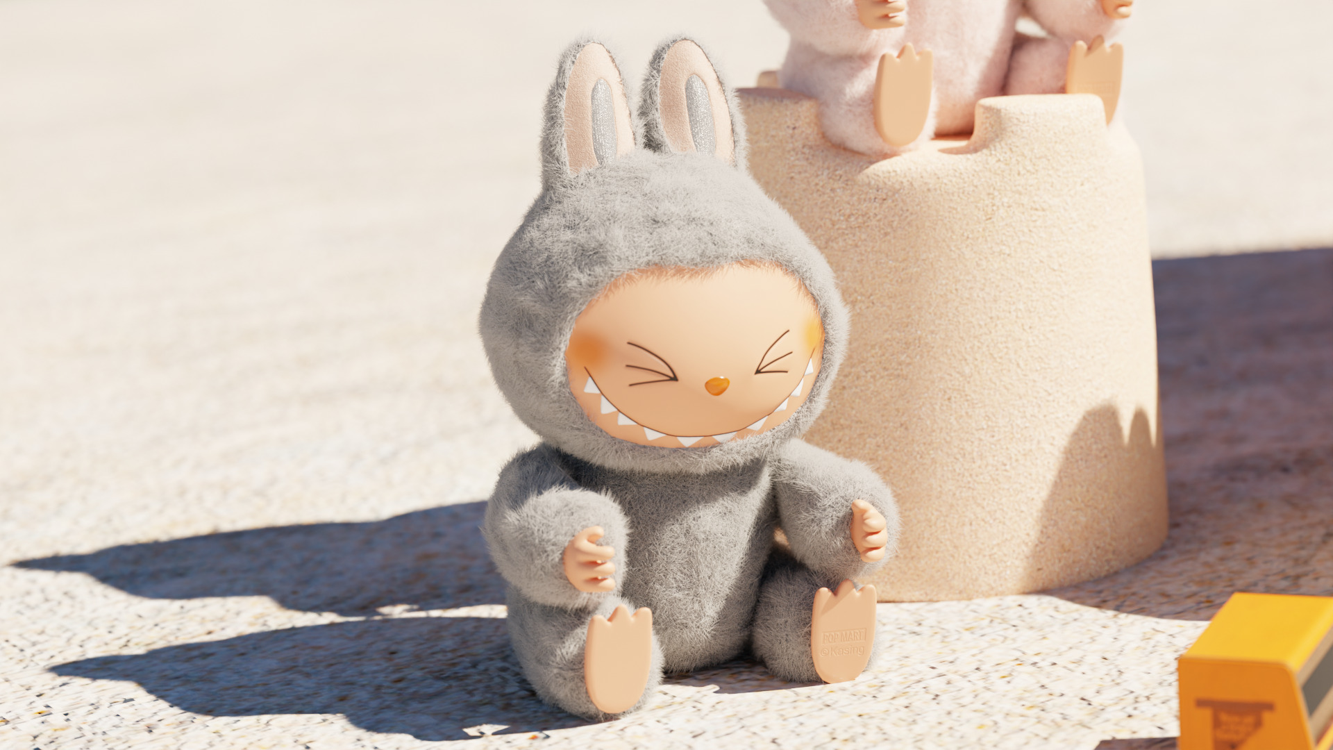 Labubu The Monsters Low-poly 3D model_2