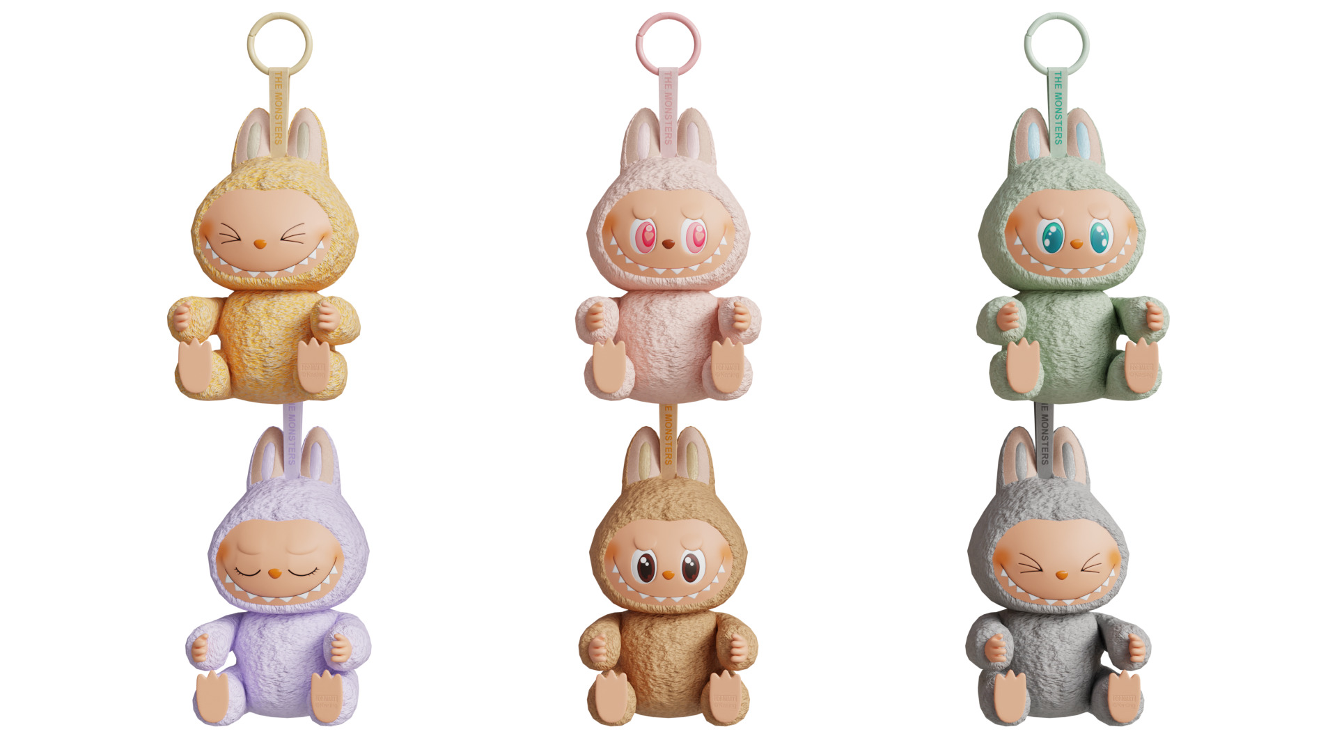 Labubu The Monsters Low-poly 3D model_39