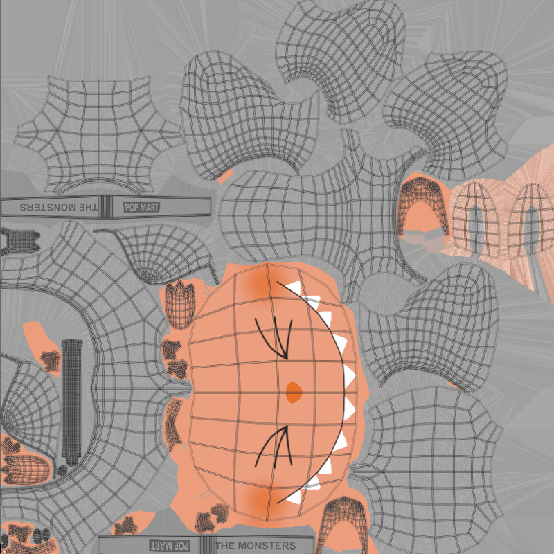 Labubu The Monsters Low-poly 3D model_7