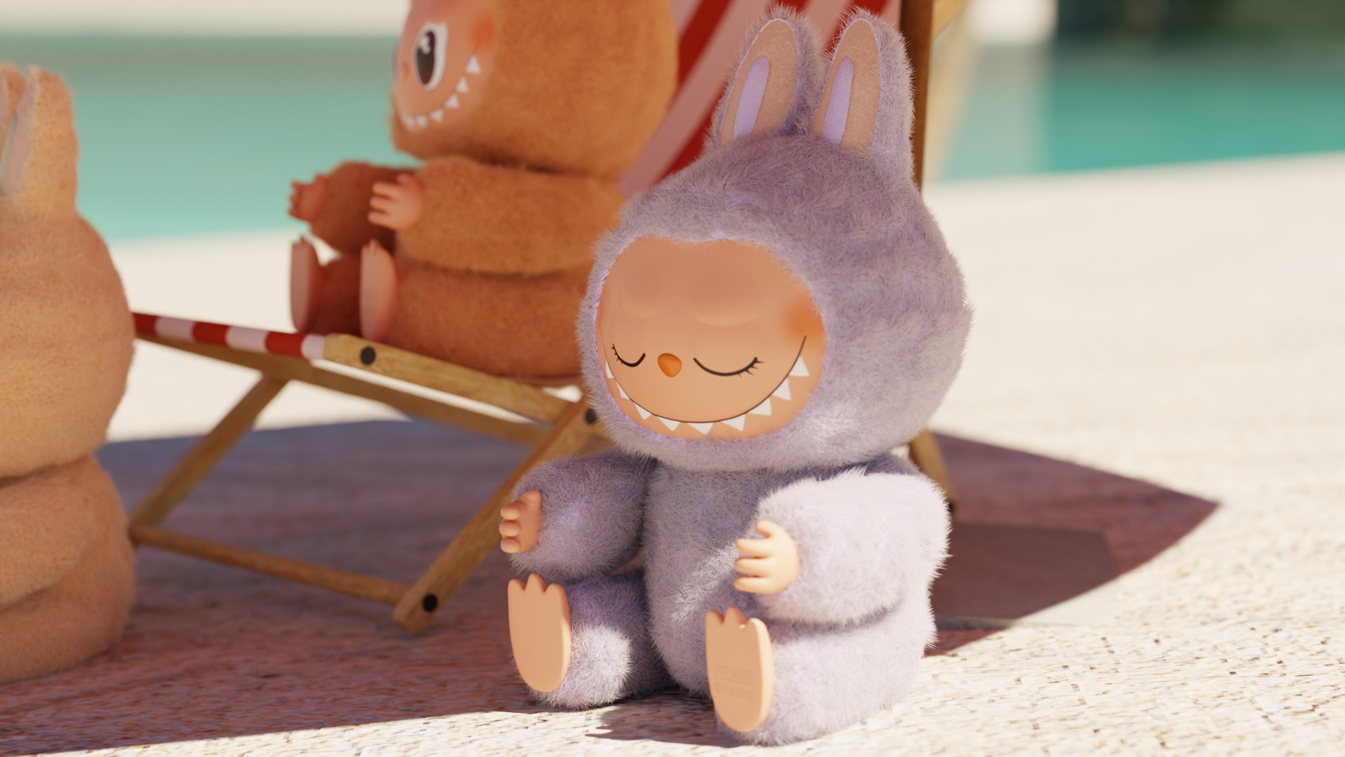 Labubu The Monsters Low-poly 3D model_14