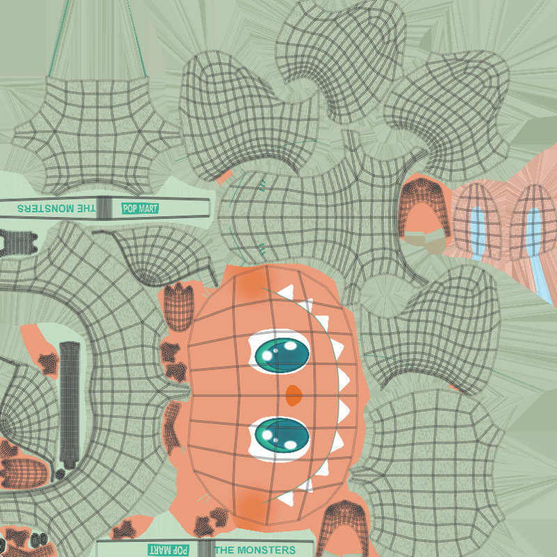 Labubu The Monsters Low-poly 3D model_25