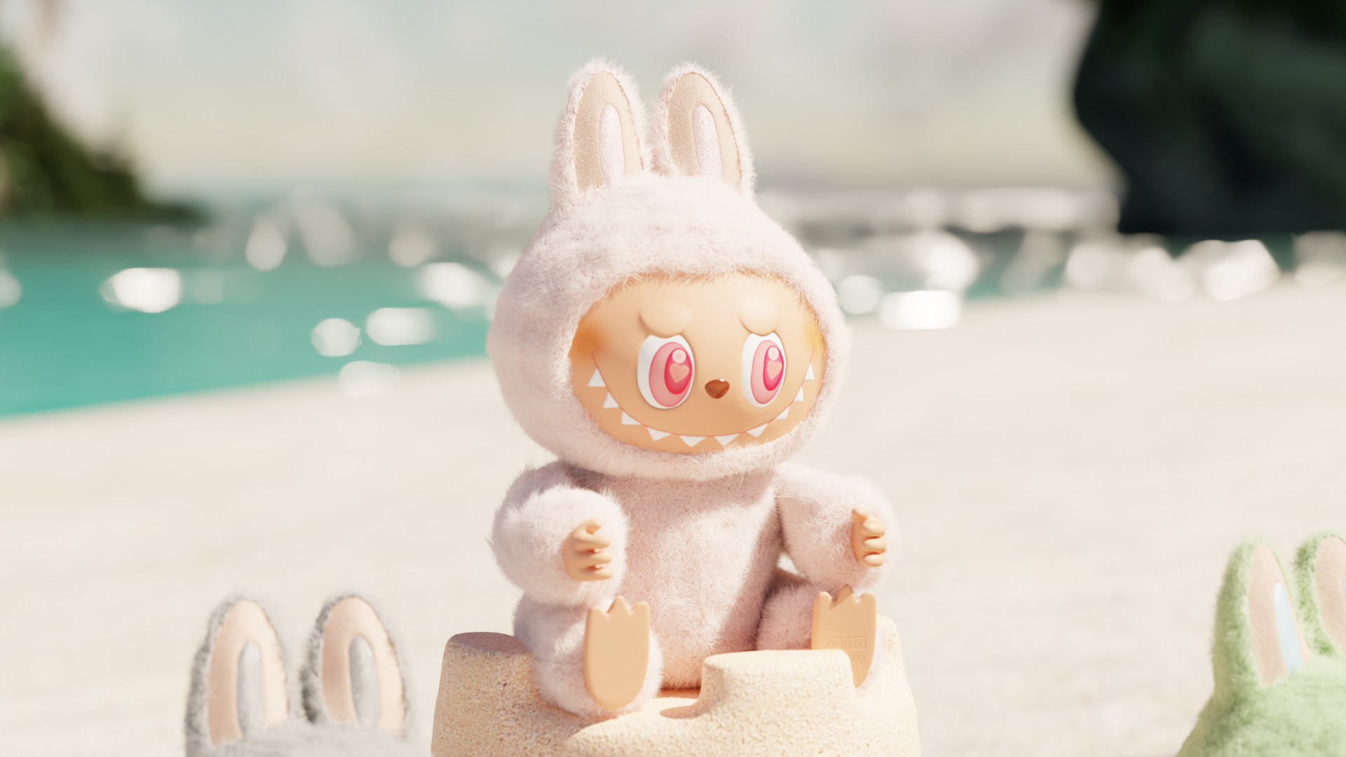 Labubu The Monsters Low-poly 3D model_8