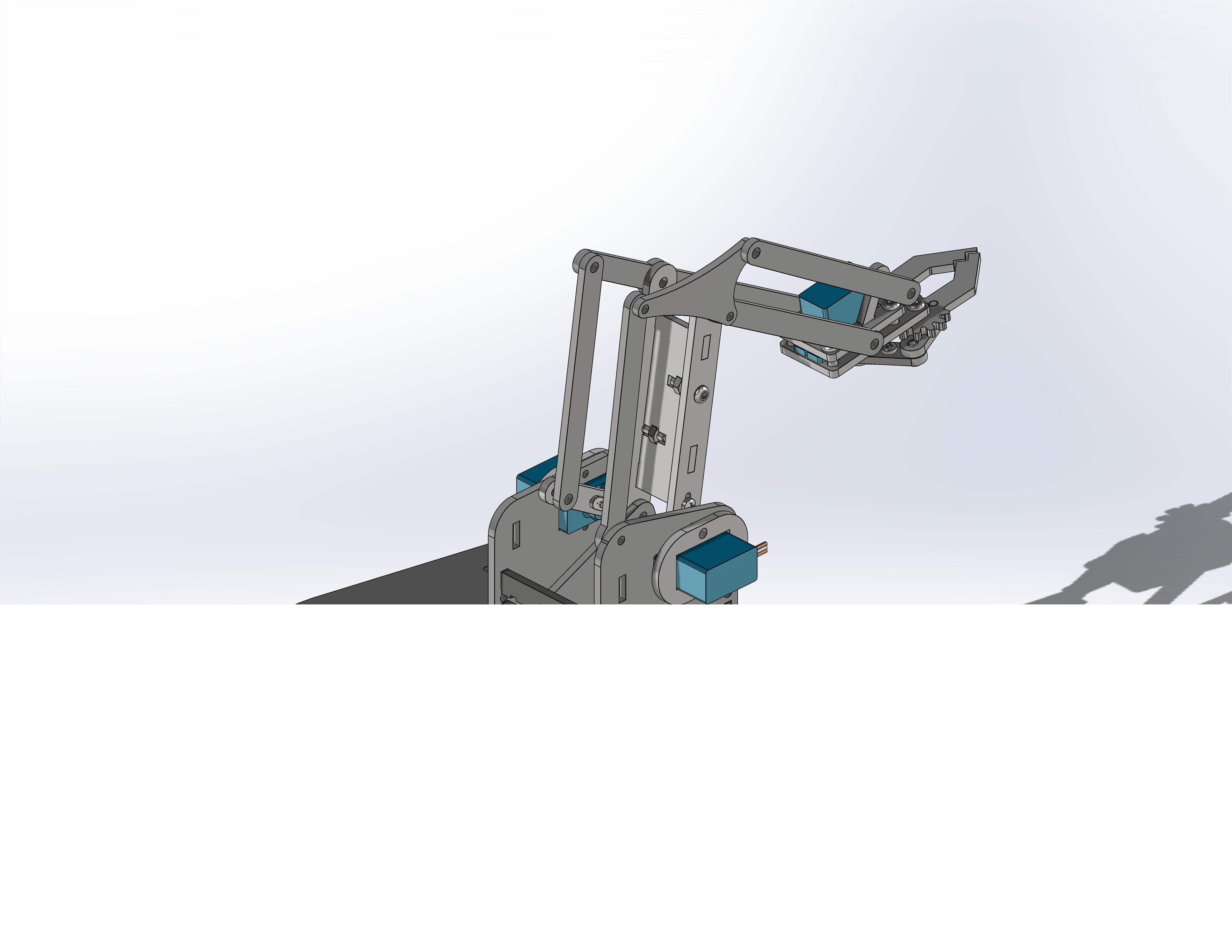 4DOF ROBOTIC ARM KIT USING ARDUINO AND SERVO MOTOR  MG90S 3D print model_9