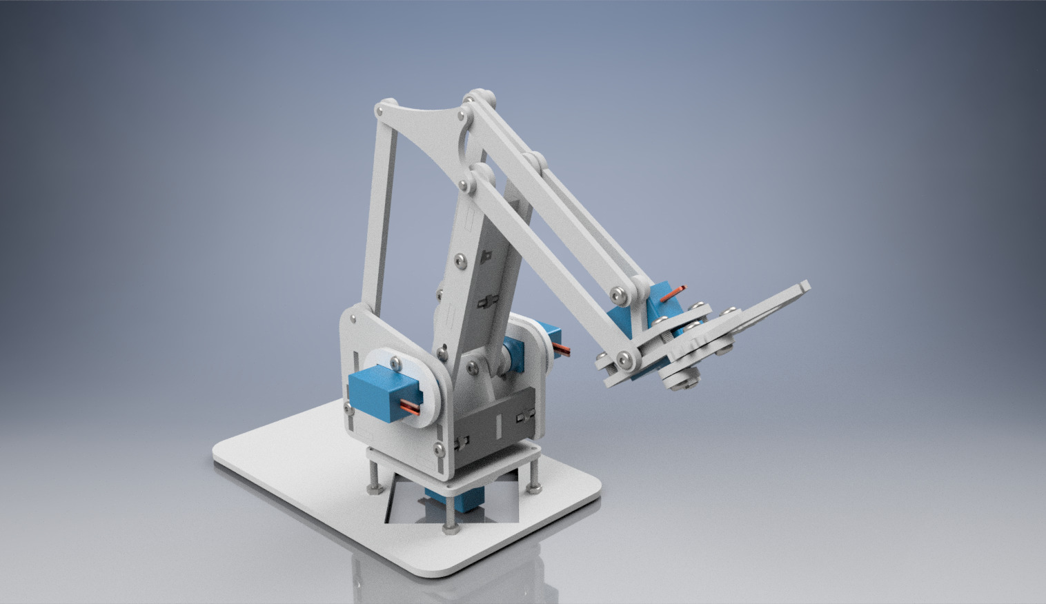 4DOF ROBOTIC ARM KIT USING ARDUINO AND SERVO MOTOR  MG90S 3D print model_6