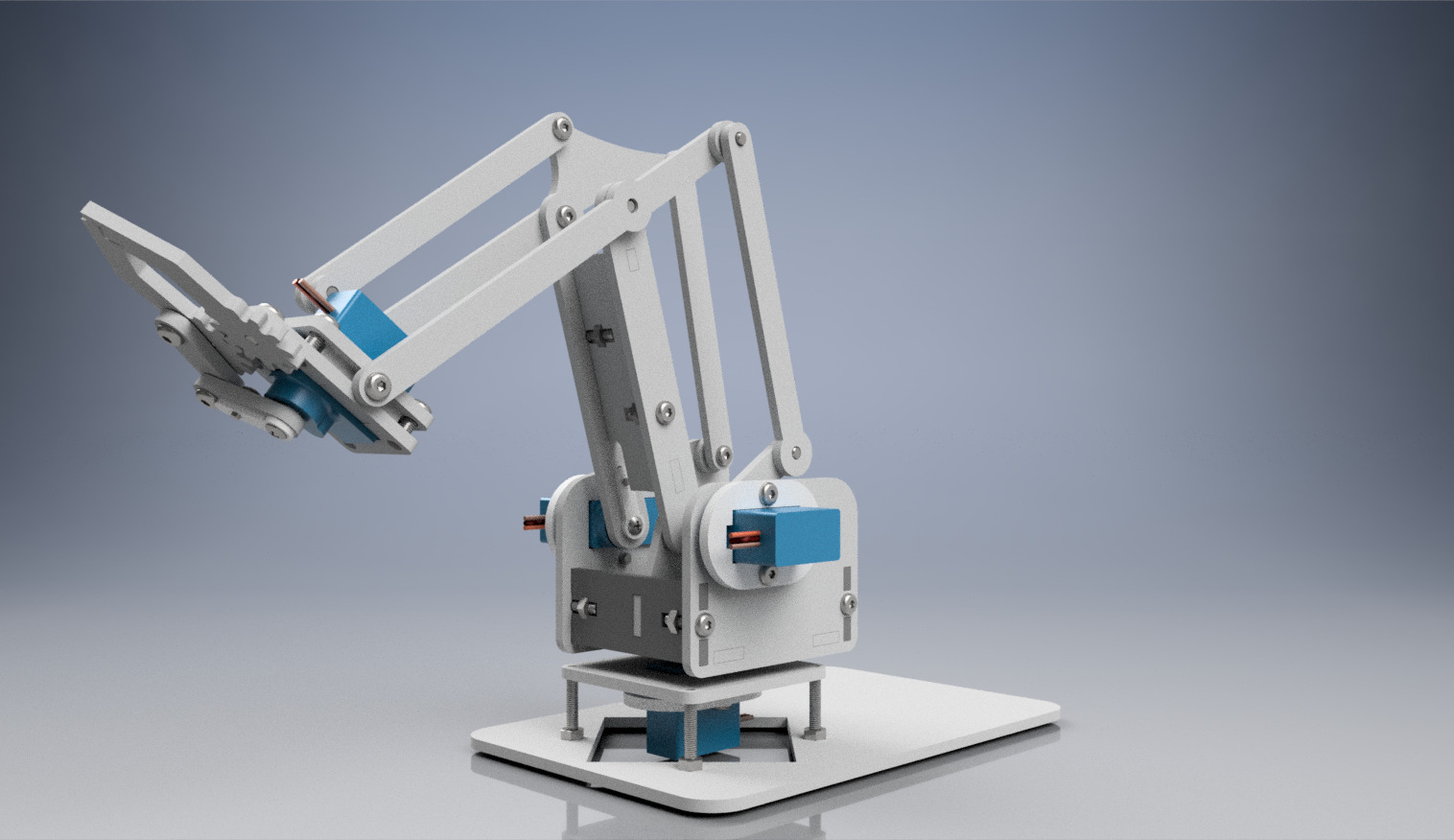 4DOF ROBOTIC ARM KIT USING ARDUINO AND SERVO MOTOR  MG90S 3D print model_8