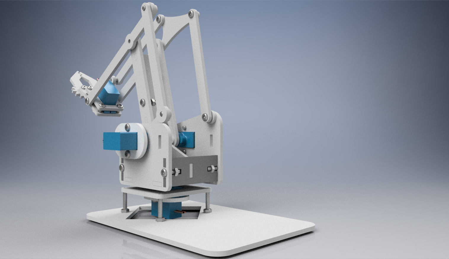4DOF ROBOTIC ARM KIT USING ARDUINO AND SERVO MOTOR  MG90S 3D print model_7